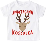 Koszulki dla dziewczynek - Koszulka świąteczna dla dziecka - miniaturka - grafika 1