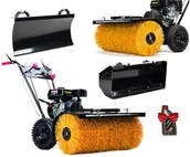 Zamiatarki - NAC ZESTAW: Zamiatarka SWP80-196L-KC Spalinowa z napędem + Pojemnik + Lemiesz + Olej silnikowy - miniaturka - grafika 1