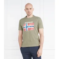 Koszulki męskie - Napapijri T-shirt S-GUIRO | Regular Fit - miniaturka - grafika 1