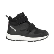 Buty dla chłopców - Viking Equip Mid WP 2v, Unisex dziecięce Buty do chodzenia, czarny, 25 EU - miniaturka - grafika 1