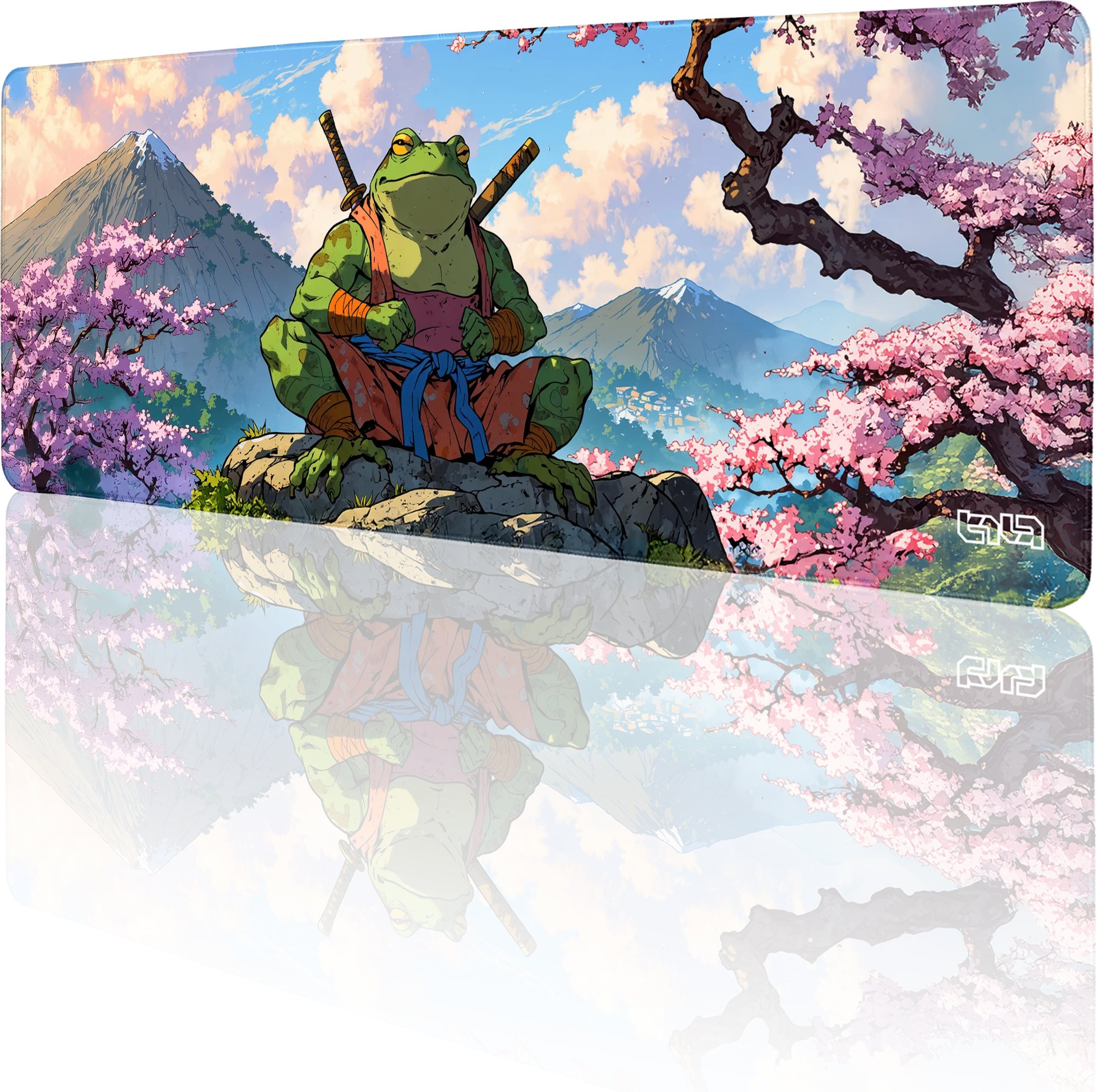 PODKŁADKA POD MYSZ GAMINGOWA Żabi Mędrzec 80x30 TILT Gamingowa XXL