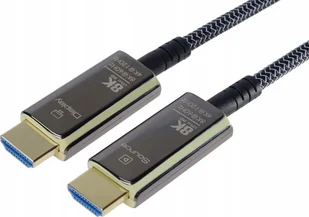 Kabel PremiumCord PremiumCord Ultra High Speed HDMI 2.1 optický fiber kabel 8K@60Hz,zlacené 20m - Kable komputerowe i do monitorów - miniaturka - grafika 1