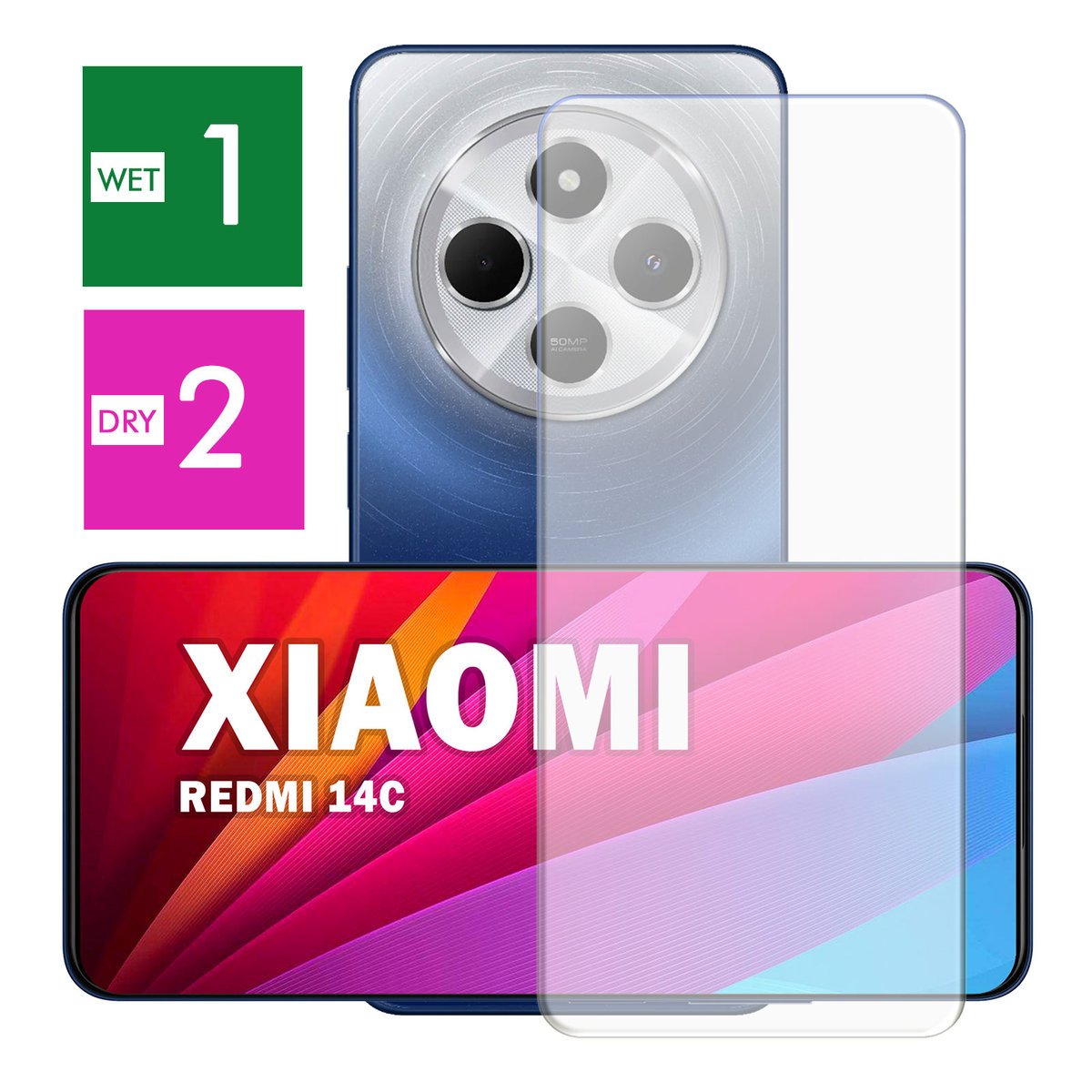 PANCERNE SZKŁO HARTOWANE DO XIAOMI REDMI 14C SZYBKA NA TELEFON JAKOŚĆ
