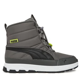 Śniegowce Puma Evolve Boot Jr 392644 08 Szary - Buty dla chłopców - miniaturka - grafika 1
