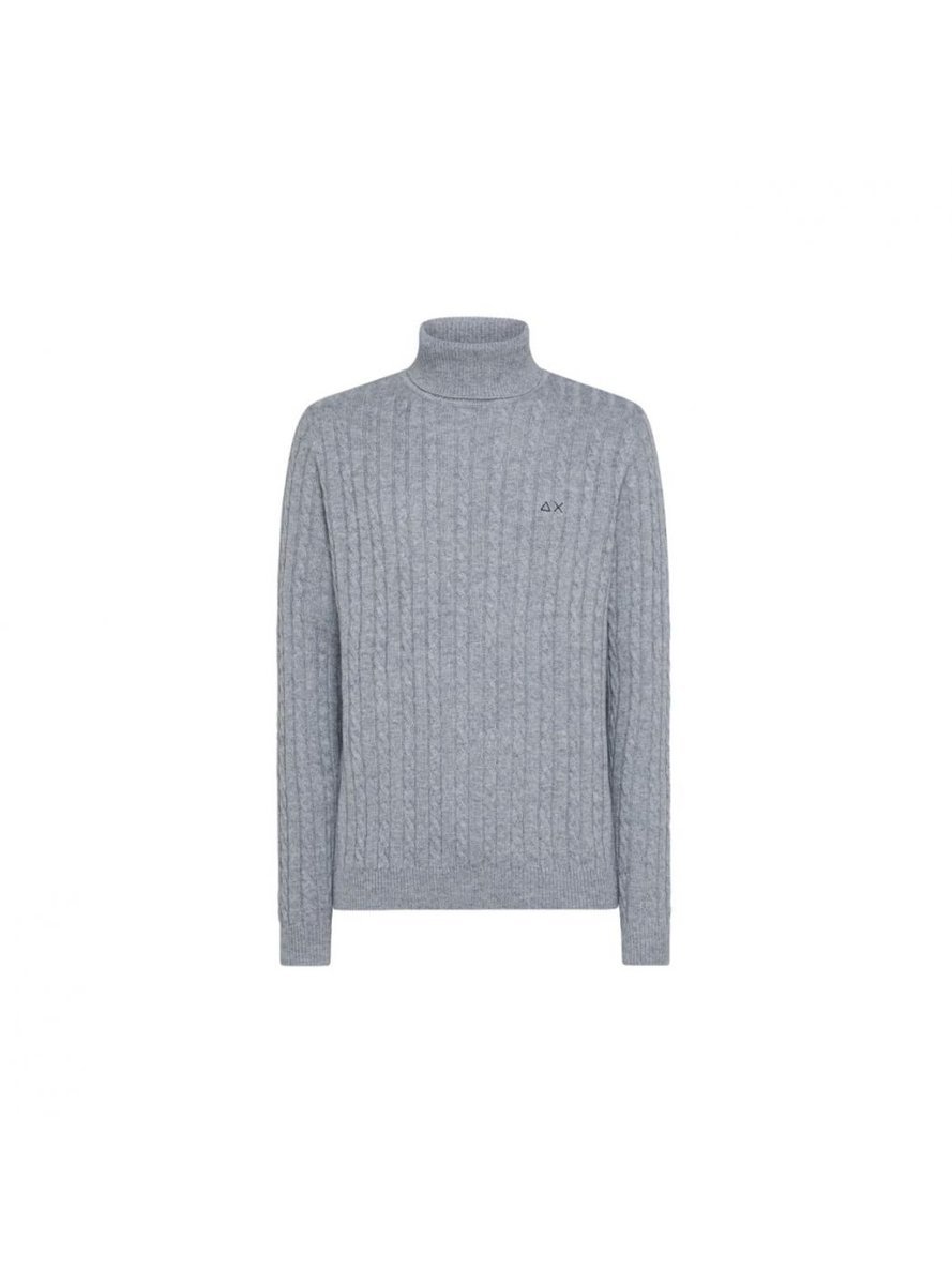 Sun68 - Maglione Turtle Grigio K43140