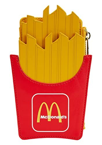 Loungefly McDonalds etui na karty frytki, oficjalny czerwony, S