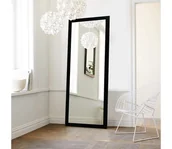 Lustra - Lustro ścienne CHEVAL 105x40 cm czarne - miniaturka - grafika 1