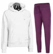 Spodnie sportowe damskie - 4F DAMSKI DRES BAWEĹNA KOMPLET BLUZA SPODNIE / rozm M - miniaturka - grafika 1