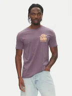 Koszulki męskie - Quiksilver T-Shirt EQYZT08053 Fioletowy Regular Fit - miniaturka - grafika 1