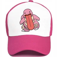 Czapki i chusty sportowe męskie - CZAPKA RÓŻOWA Z DASZKIEM DLA DZIECI PREZENT DLA FANA POKEMON LICKTUNG WZORY - miniaturka - grafika 1