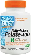 Witaminy i minerały - Doctor's Best - Fully Active Folate 400 with Quatrefolic, 400mcg, 90 vkaps - miniaturka - grafika 1