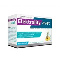 AVET PHARMA ELEKTROLITY AVET 10 sasz 3449121 - Układ pokarmowy - miniaturka - grafika 1