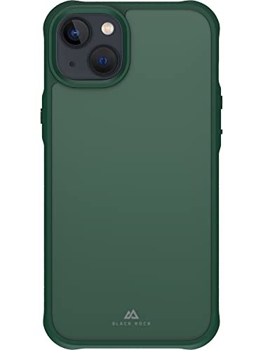 Black Rock - Wytrzymałe etui pasuje do Apple iPhone 14 Plus I etui na telefon komórkowy, ochrona aparatu, odporne na uderzenia, zarysowania, twarda obudowa, matowe (ciemnozielone)