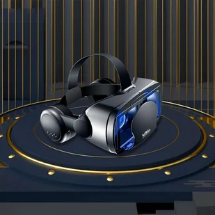 Alogy VR VRG PRO 3D wirtualna rzeczywistość na telefon 5-7 cali ze słuchawkami Czarne - Okulary VR - miniaturka - grafika 10
