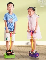 Skoczki dla dzieci - Skoczek Pogo do zabawy dla dzieci - zielony - miniaturka - grafika 1