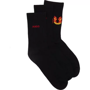 Hugo Bodywear Skarpety 3-pack QS RIB FLAMES - Skarpetki męskie - miniaturka - grafika 1