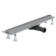 Odpływy liniowe - Odpływ Liniowy Senti Costa chrom do wyklejenia płytką 100X3,5X6,5 KMPL100SXL - miniaturka - grafika 1