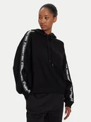 Bluzy damskie - KARL LAGERFELD Bluza 245W1801 Czarny Regular Fit - miniaturka - grafika 1