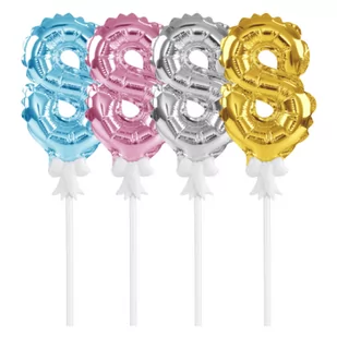 Balon foliowy na patyczku 8 - Balony i akcesoria - miniaturka - grafika 1