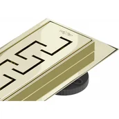 Odpływy liniowe - Mexen Flat M15 odpływ liniowy 100 cm, złoty - 1524100-15 - miniaturka - grafika 1