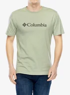 Koszulki i topy damskie - Koszulka bawełniana Columbia CSC Basic Logo S/S Shirt - safari/csc branded - miniaturka - grafika 1