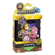 Figurki dla dzieci - Cobi Polska S.A. Figurka Minecraft Portal Nether Treasure X 41642 - miniaturka - grafika 1