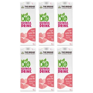 The Bridge Napój quinoa z ryżem bez glutenu Zestaw 6 x 1 L Bio - żywność - Napoje roślinne - miniaturka - grafika 1