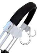 Akcesoria do wózków - Buggygear, Haczyki, Srebrne - miniaturka - grafika 1