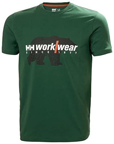 Helly-Hansen M?ska odzie? robocza Hhww Graphic T-shirt, ZIELONY, M