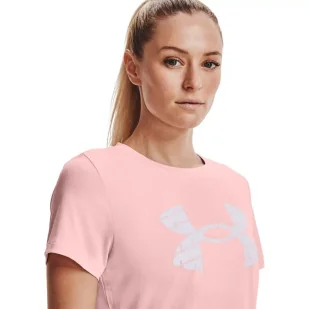 Koszulka damska Under Armour Tech Twist BL SSC - Koszulki sportowe damskie - miniaturka - grafika 3