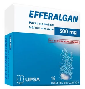 UPSA Efferalgan 500mg 16 szt. - Przeziębienie i grypa - miniaturka - grafika 1