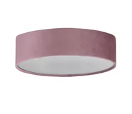 Lampy sufitowe - Searchlight 23298-2PI - Plafon DRUM PLEAT 2xE27/60W/230V różowy - miniaturka - grafika 1