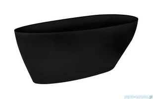 Besco WMD-160GBGR GOYA BLACK wanna wolnostojąca klik-klak grafit czyszczony od góry 160 x 70 - Wanny - miniaturka - grafika 1