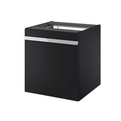 Szafki łazienkowe - Elita 167727 KOMODA MOODY 50 1S Z KOSZEM CARGO BLACK MATT PDW - miniaturka - grafika 1