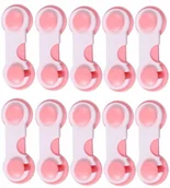 Zabezpieczenia dla dzieci - Zabezpieczenie Mebli Szuflad Szafek Blokada 10Szt - miniaturka - grafika 1