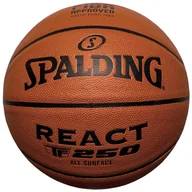 Koszykówka - Piłka do koszykówki Spalding React FIBA TF 250 rozmiar 7 - miniaturka - grafika 1