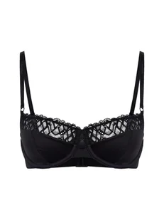 Calvin Klein Biustonosz damski na fiszbinach Kobiety Sztuczne włókno czarny jednolity, 70A - Biustonosze - miniaturka - grafika 1