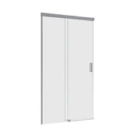 Ścianki i drzwi prysznicowe - Sensea Drzwi prysznicowe przesuwne Neo chromowane 120x200 cm - miniaturka - grafika 1