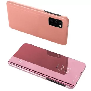 Clear View Case futerał etui z klapką Samsung Galaxy A72 4G różowy - Etui i futerały do telefonów - miniaturka - grafika 1