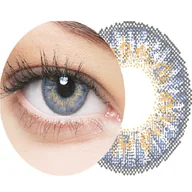Soczewki kontaktowe - Clear Lab, Clear Color 55, Kolorowe soczewki kontaktowe Niebieskie Serenity -1.25, 2 szt. - miniaturka - grafika 1
