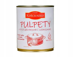 Wyroby Kościuszko Pulpety z ziemniakami 840g - Szybkie dania obiadowe - miniaturka - grafika 1