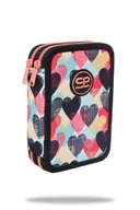 Piórniki - Piórnik 2-komorowy z wyposażeniem Coolpack Jumper 2 chocolove - miniaturka - grafika 1