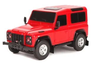 Land Rover Defender R/C skala 1:24 Rastar 78500 samochód sterowany czerwony - Zabawki zdalnie sterowane - miniaturka - grafika 1