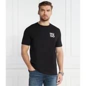 Koszulki męskie - HUGO T-shirt Detzington241 | Regular Fit - miniaturka - grafika 1