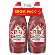 Płyny do naczyń - Fairy Platinum Owoce Leśne 2x650ml – płyn do naczyń, owocowy zapach - miniaturka - grafika 1