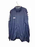 Bluzy męskie - Hummel bluza sportowa męska r. XXL granatowa zamek - miniaturka - grafika 1
