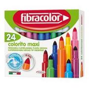 Przybory szkolne - Mazaki Colorito Maxi 24 kolory FIBRACOLOR - miniaturka - grafika 1
