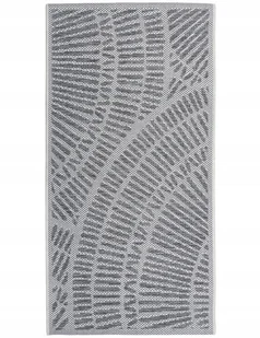 DYWAN CHODNIK SZNURKOWY ZEWNĘTRZNY MOCNY BOHO 50x80cm SZARY - Dywany zewnętrzne - miniaturka - grafika 1