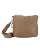 Torebki damskie - JOOP! Torebka "Letizia" w kolorze jasnobrązowym - 25 x 23 x 6,5 cm - miniaturka - grafika 1