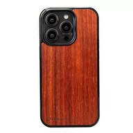 Etui i futerały do telefonów - Drewniane Etui Bewood iPhone 14 Pro PADOUK - miniaturka - grafika 1